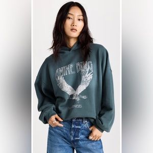 ANINE BING Women's Eagle Ash Hoodie - Size S / NWT